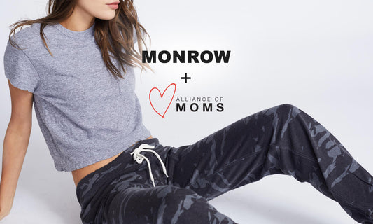 During the month of May, MONROW will be donating 15% of the proceeds from all CAMO styles.