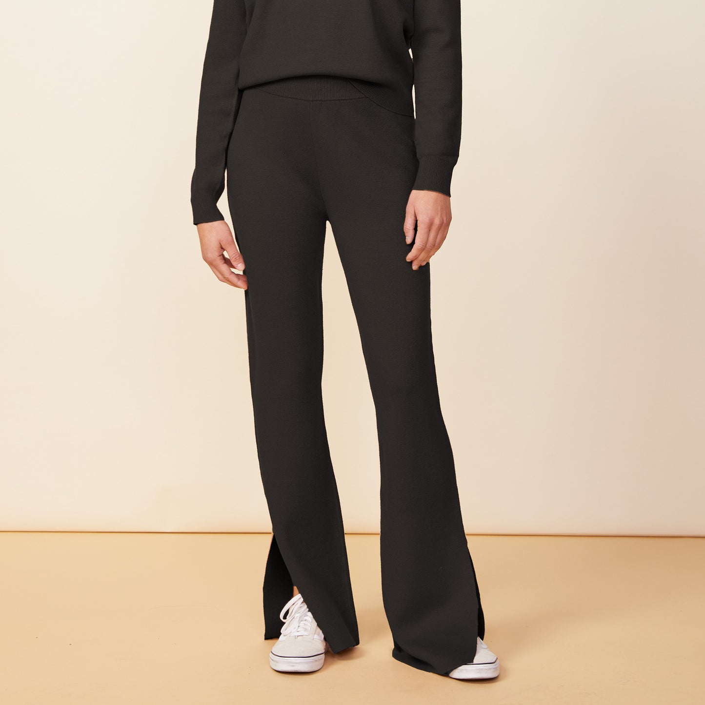 Soft Knit Flare Pants