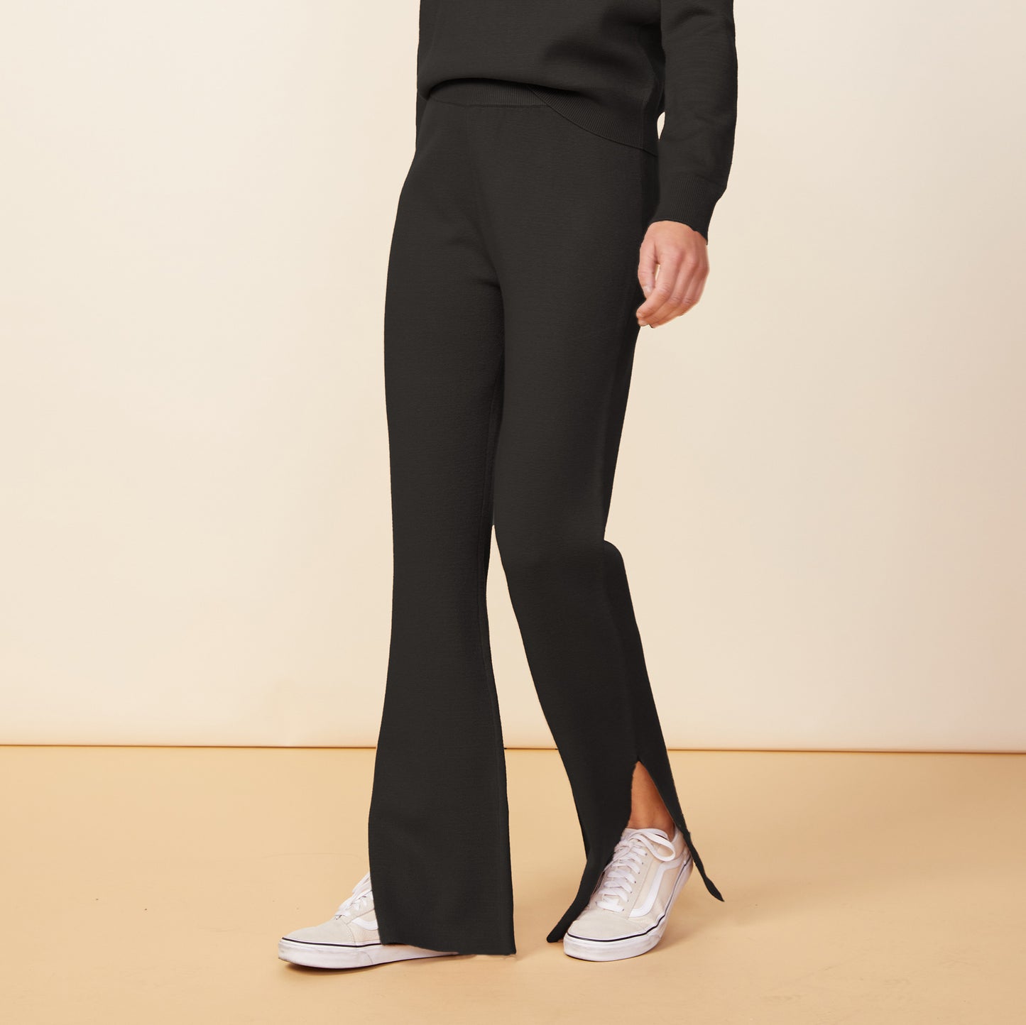 Soft Knit Flare Pants