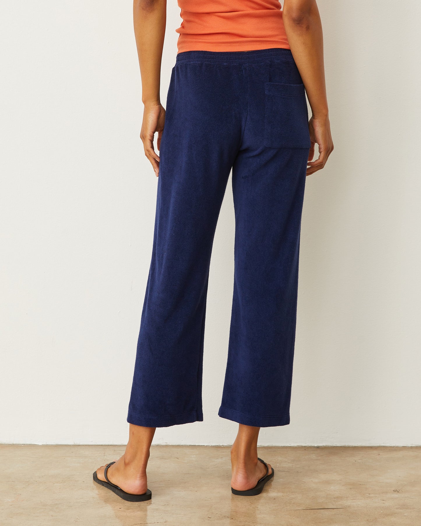 Terry Cloth Crop Pant