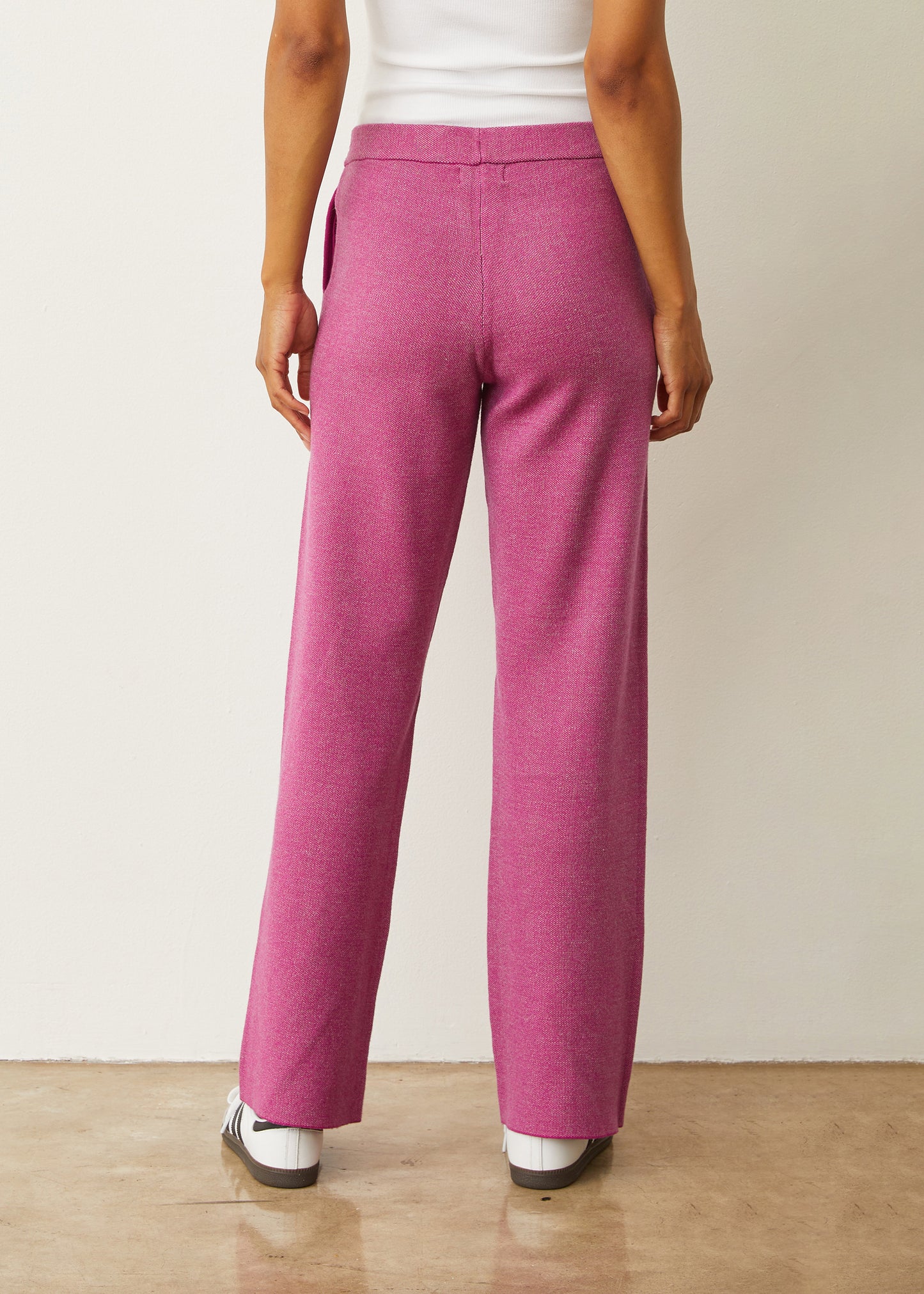 Soft Knit Two Tone Trouser