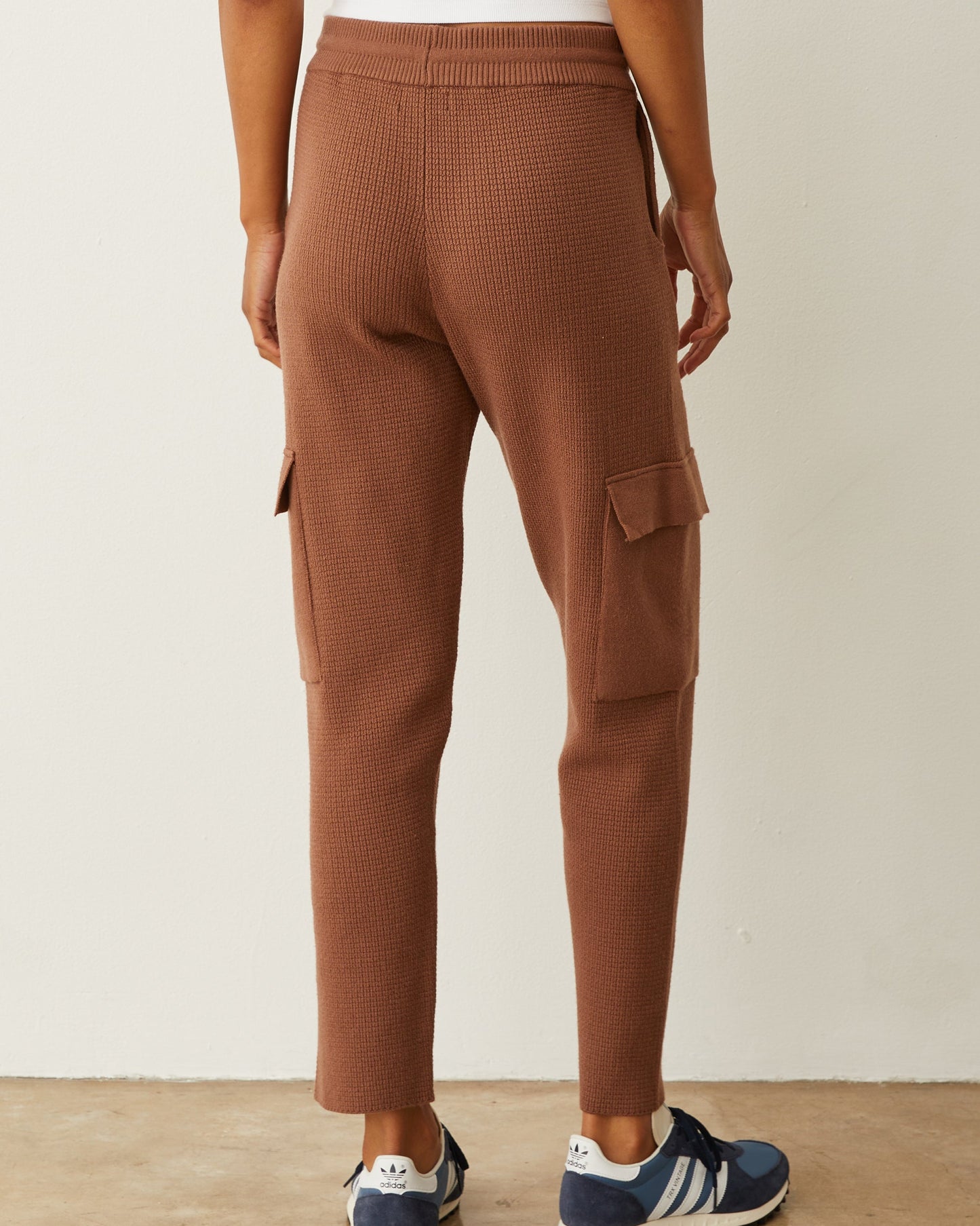 Soft Knit Waffle Cargo Jogger