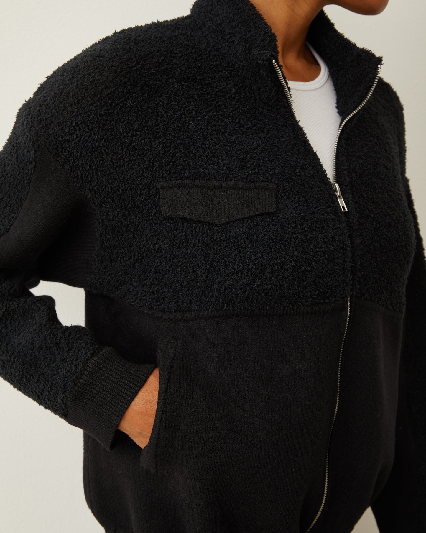 Sherpa Soft Knit Jacket