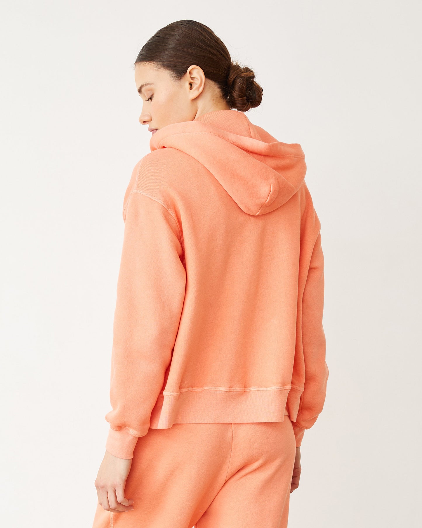 Teddy Fleece Relaxed Zip Up Hoody