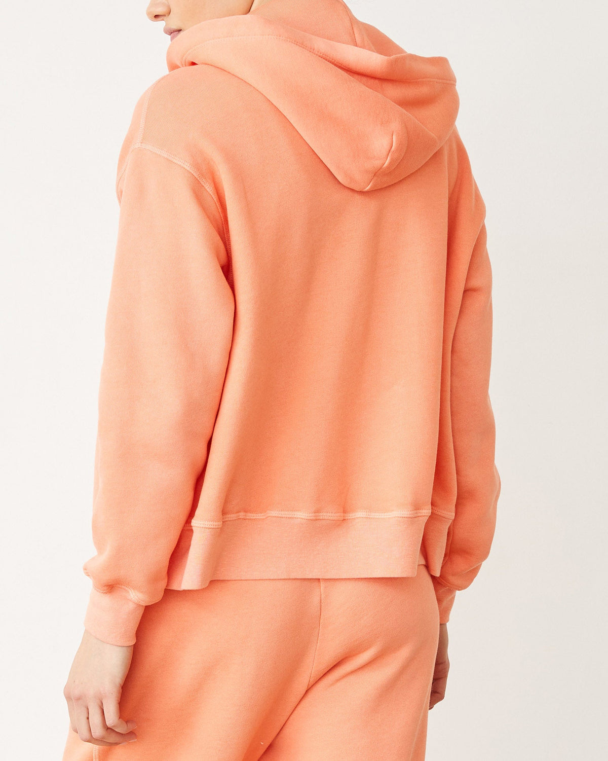 Teddy Fleece Relaxed Zip Up Hoody