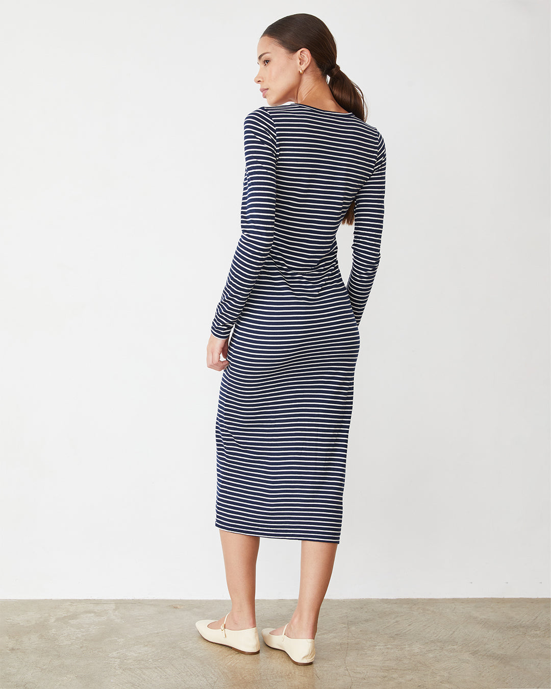 Stripe Henley Dress