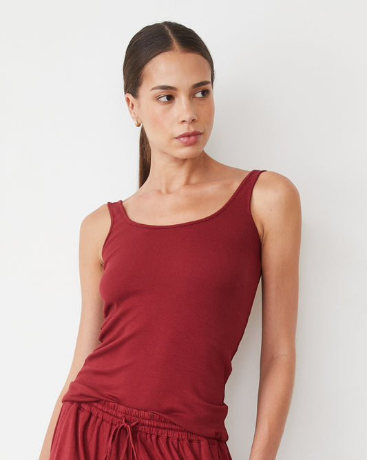 Supimaluxe Rib Scoop Neck Tank