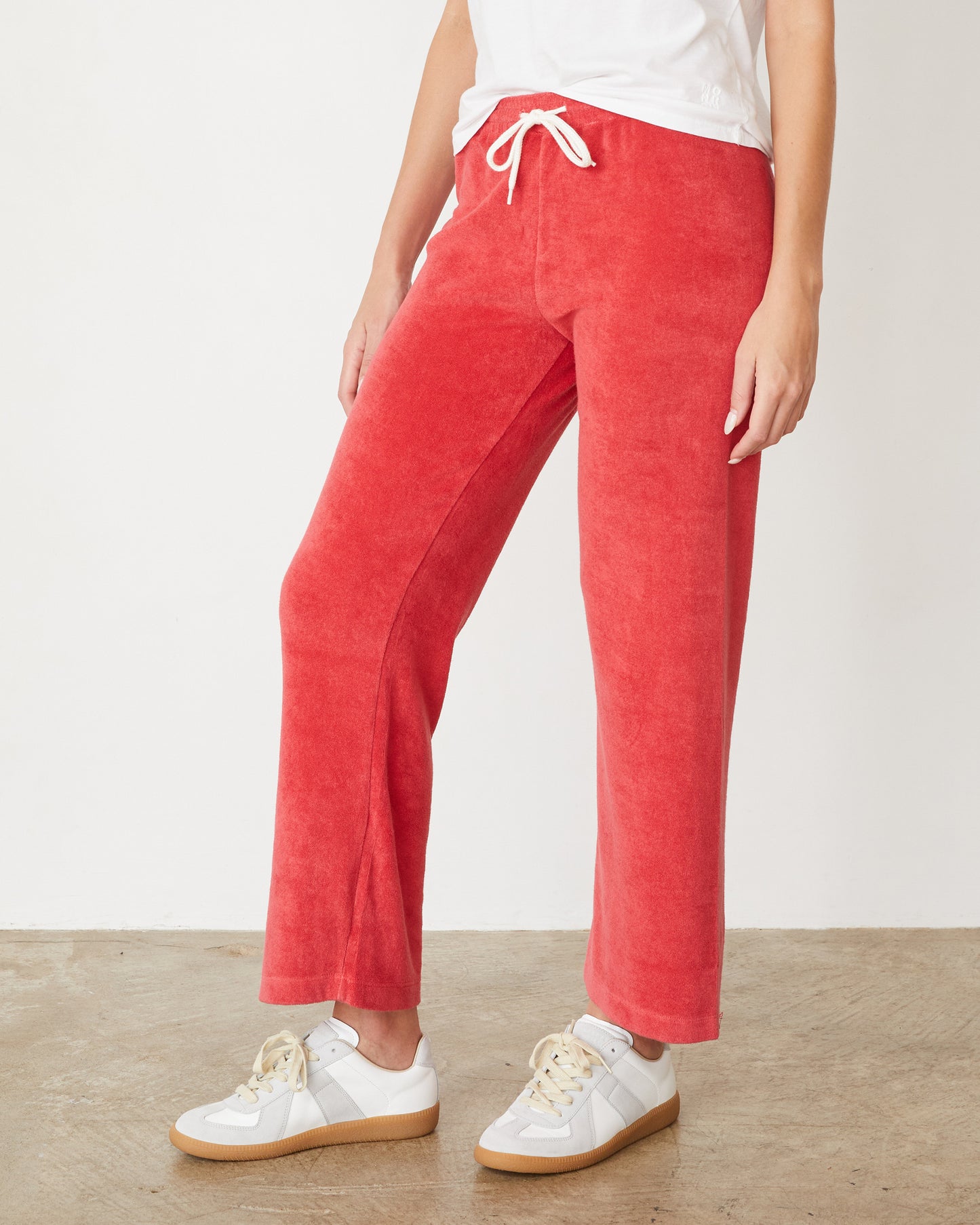 Terry Cloth Crop Pant