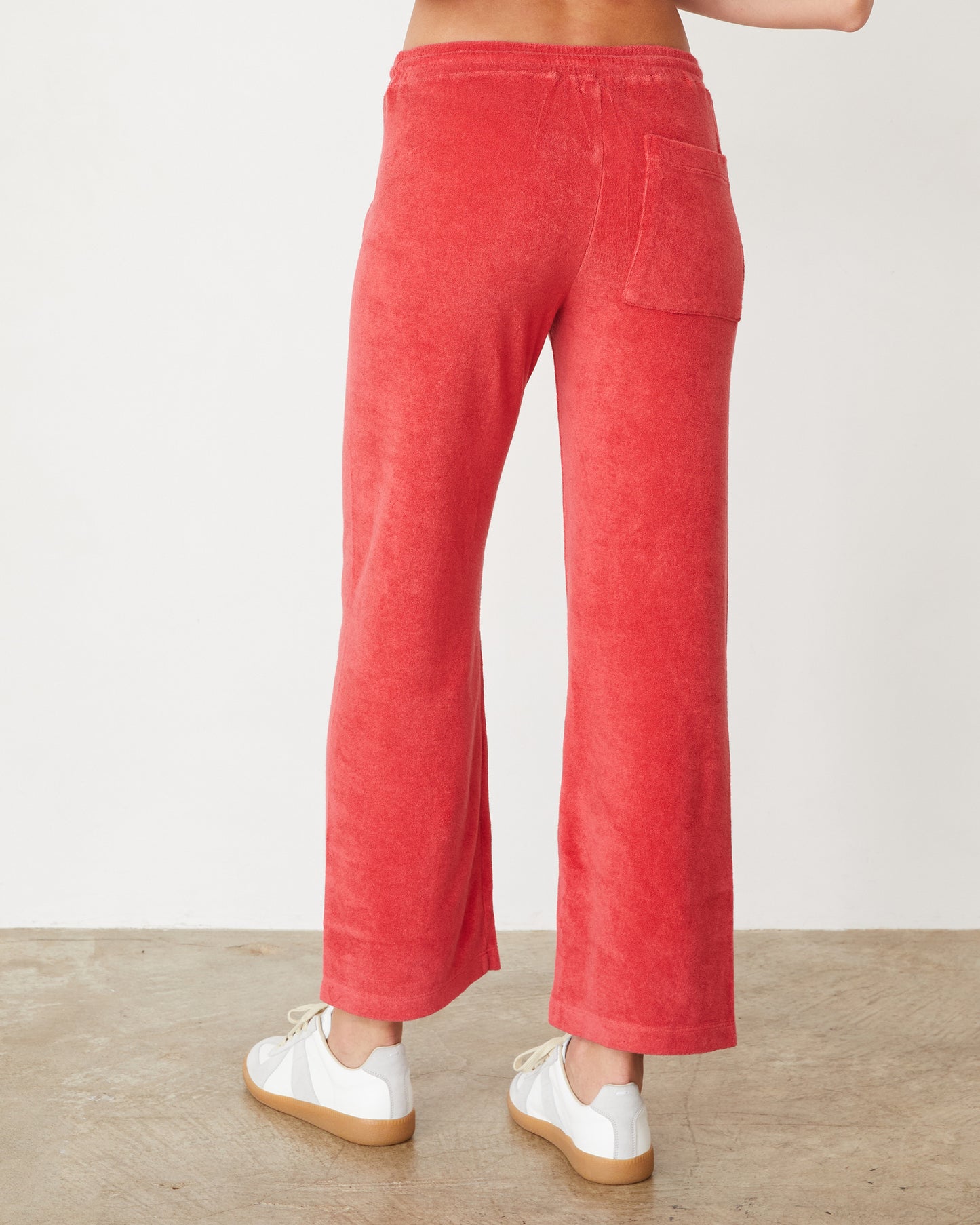 Terry Cloth Crop Pant