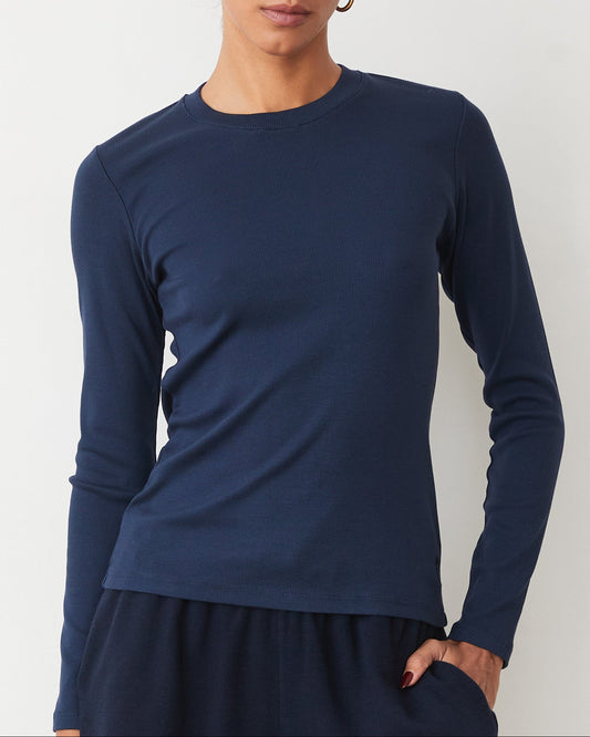 Supimaluxe Rib Long Sleeve Crew
