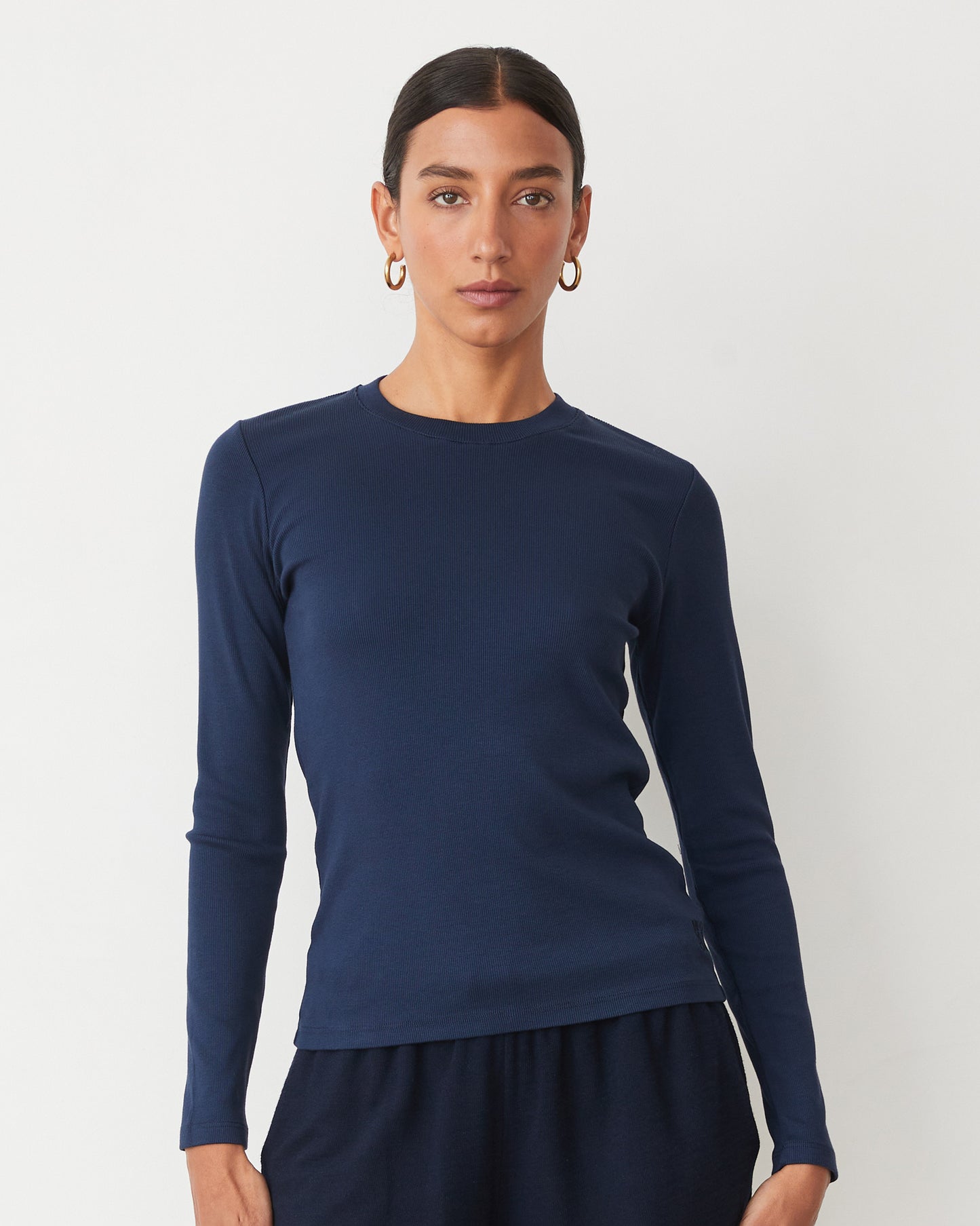 Supimaluxe Rib Long Sleeve Crew