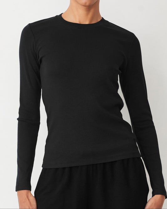 Supimaluxe Rib Long Sleeve Crew