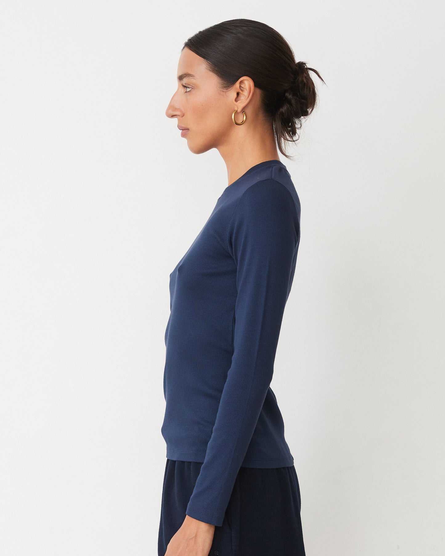 Supimaluxe Rib Long Sleeve Crew