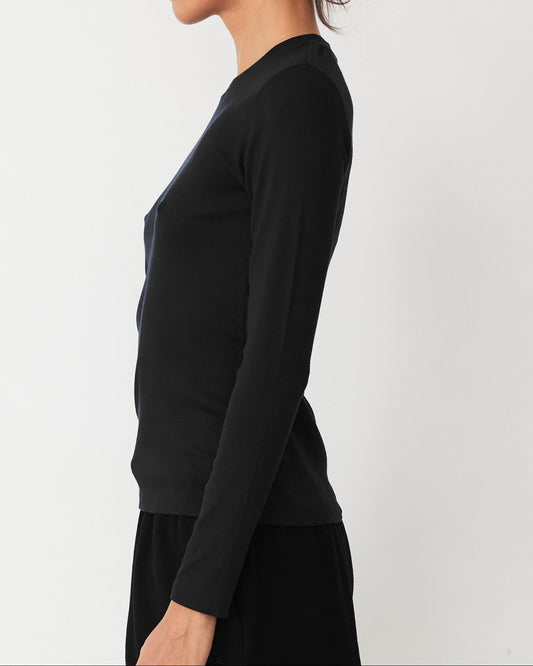 Supimaluxe Rib Long Sleeve Crew