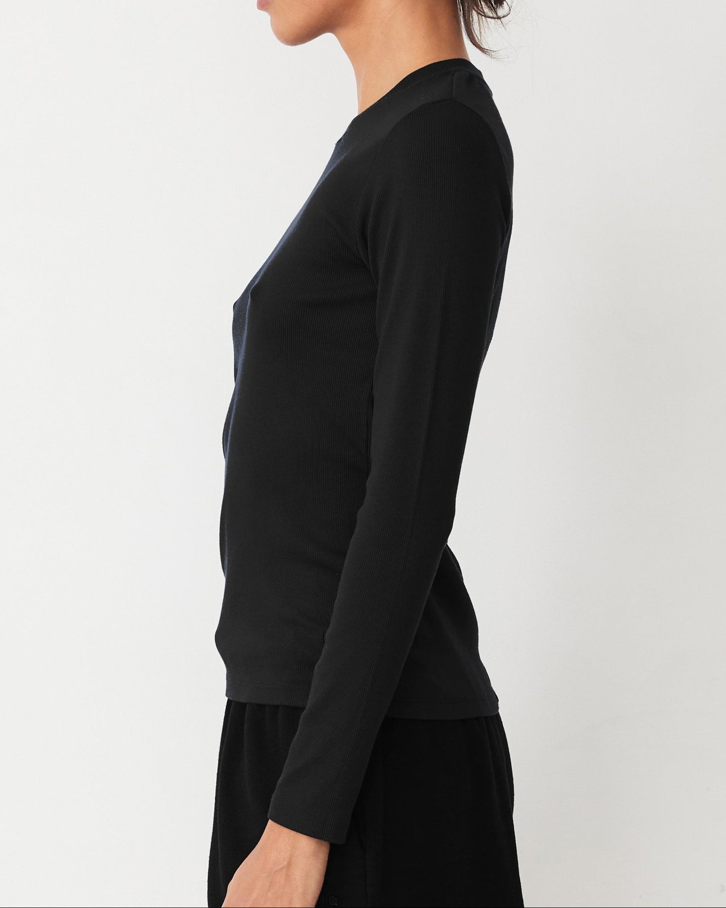 Supimaluxe Rib Long Sleeve Crew Set