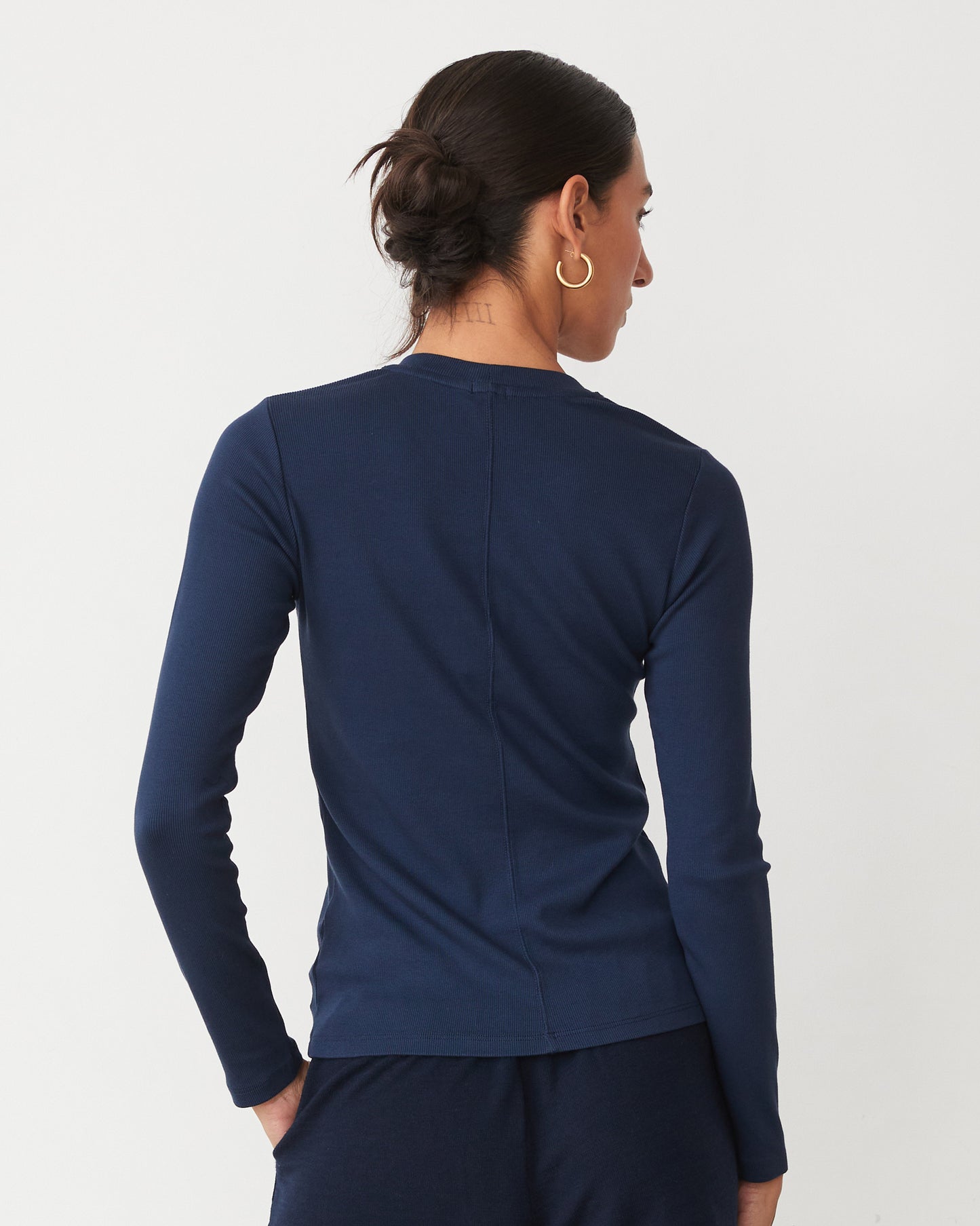 Supimaluxe Rib Long Sleeve Crew