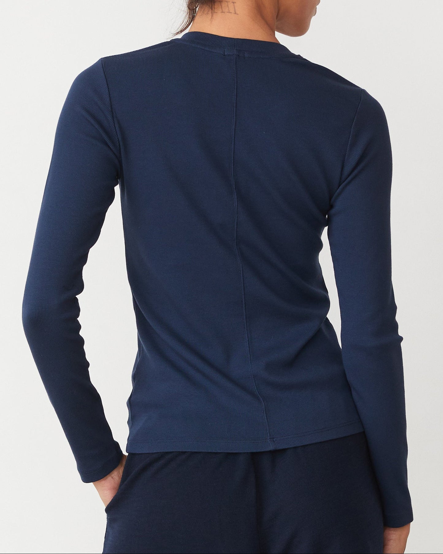 Supimaluxe Rib Long Sleeve Crew