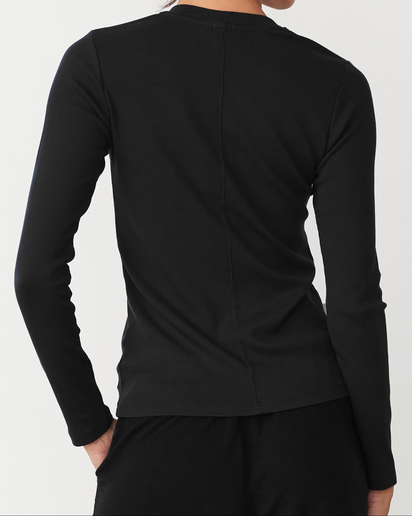 Supimaluxe Rib Long Sleeve Crew
