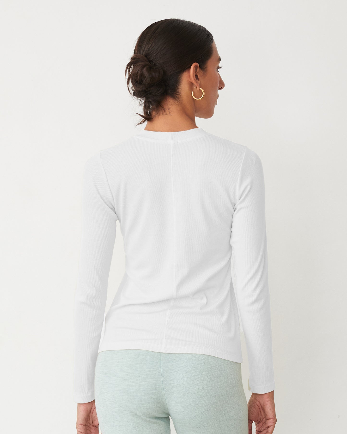 Supimaluxe Rib Long Sleeve Crew