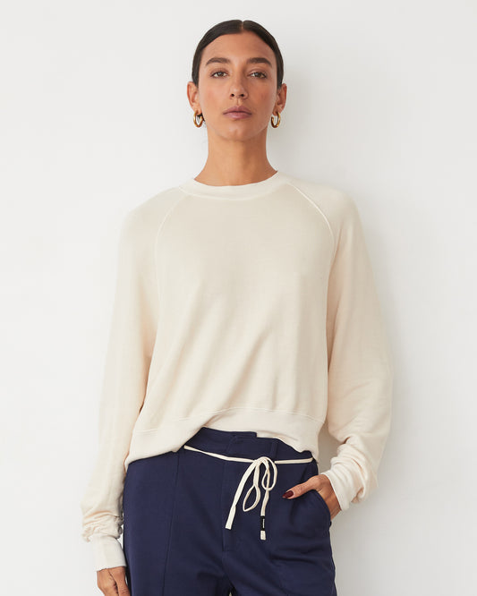 Softfleece Crop Crew Sweatshirt