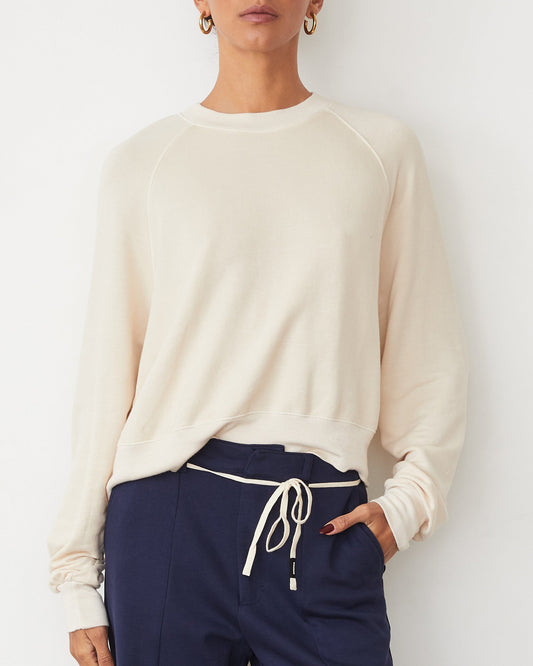 Softfleece Crop Crew Sweatshirt