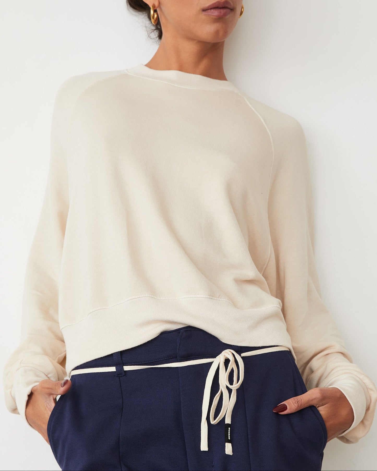 Softfleece Crop Crew Sweatshirt