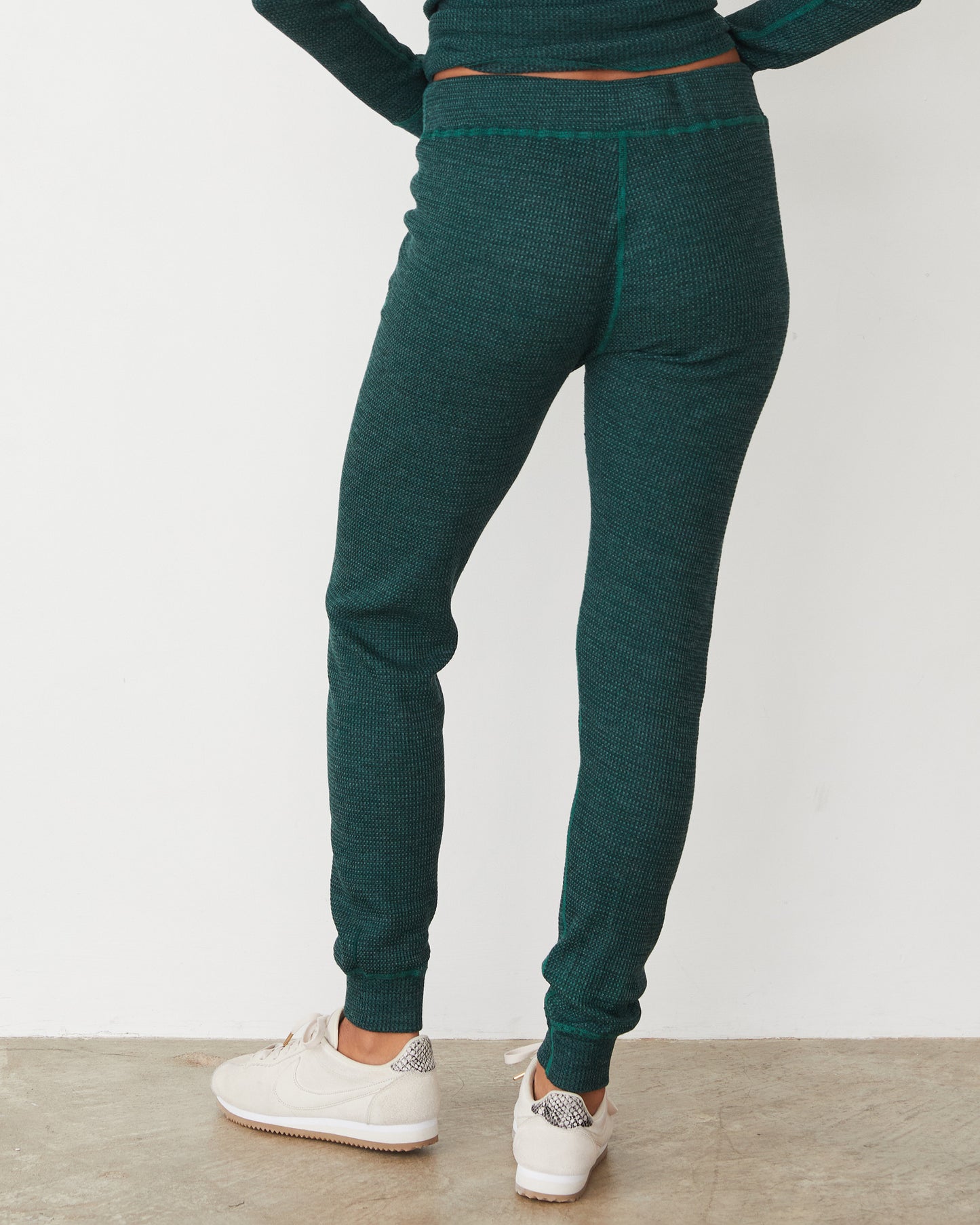 Cozy Heather Thermal Cuff Sweat