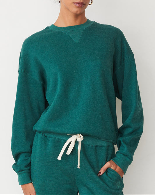 Teddy Fleece Crew Neck Sweatshirt
