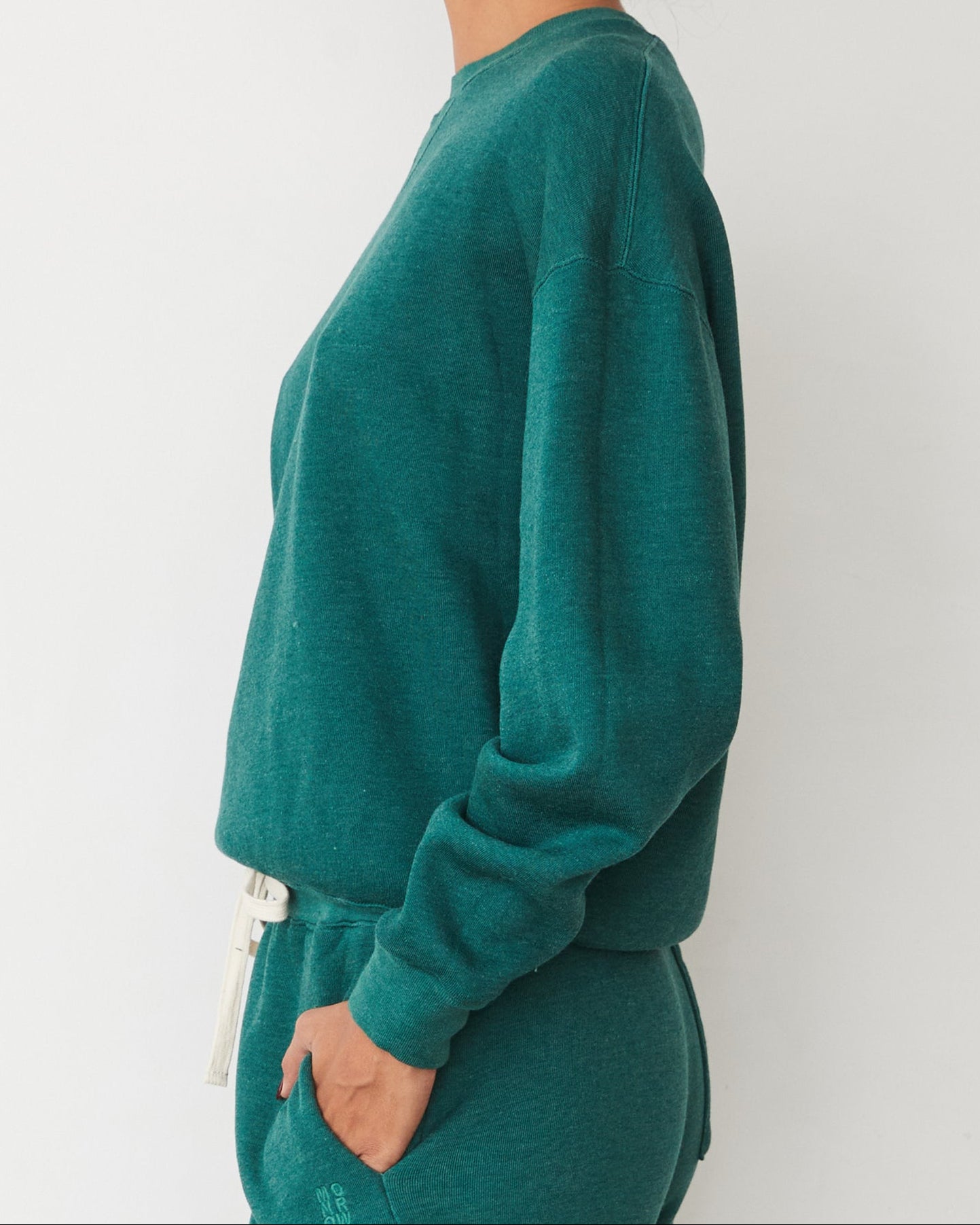 Teddy Fleece Crew Neck Sweatshirt