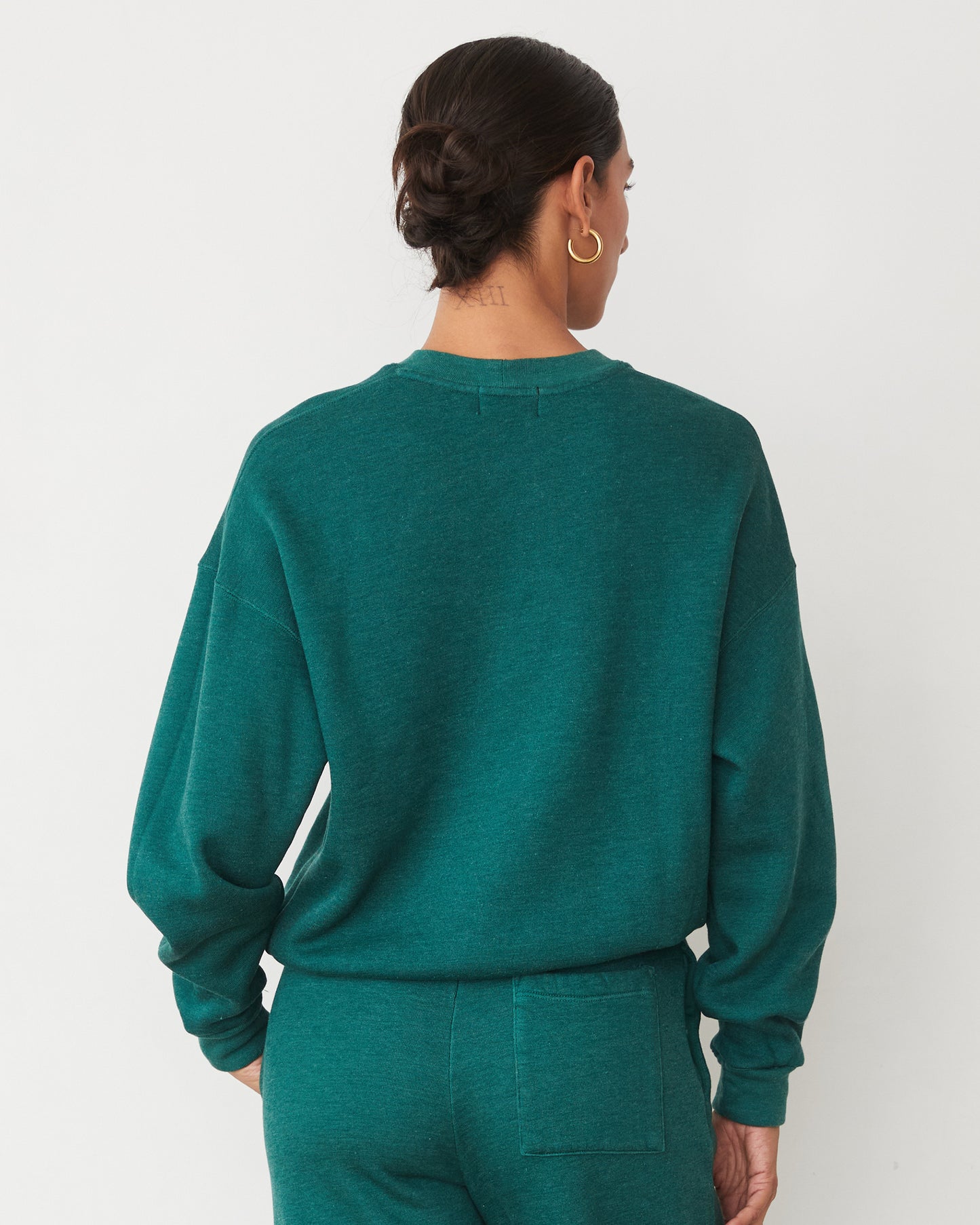 Teddy Fleece Crew Neck Sweatshirt