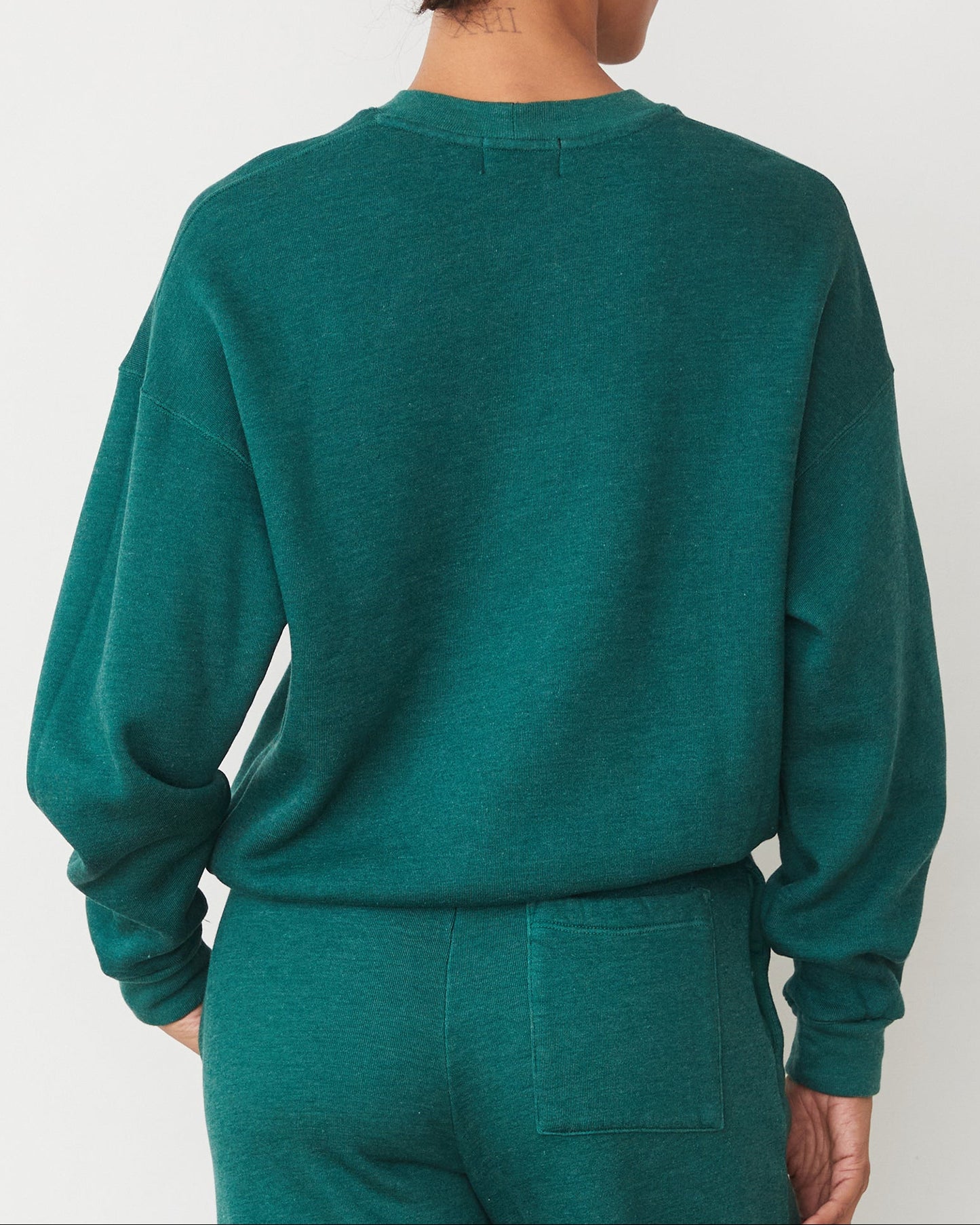 Teddy Fleece Crew Neck Sweatshirt