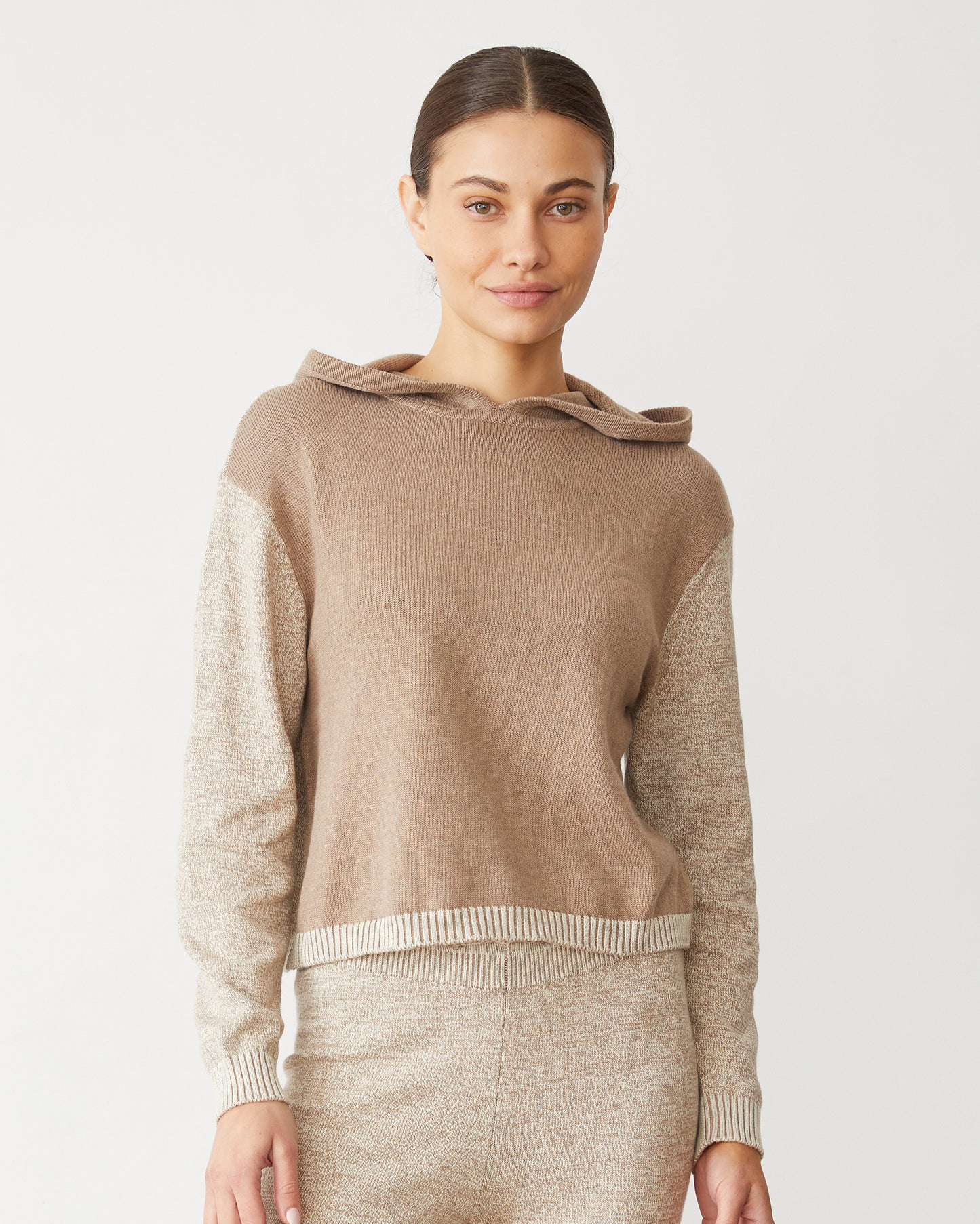 Organic Cotton Cashmere Hooded Sweater