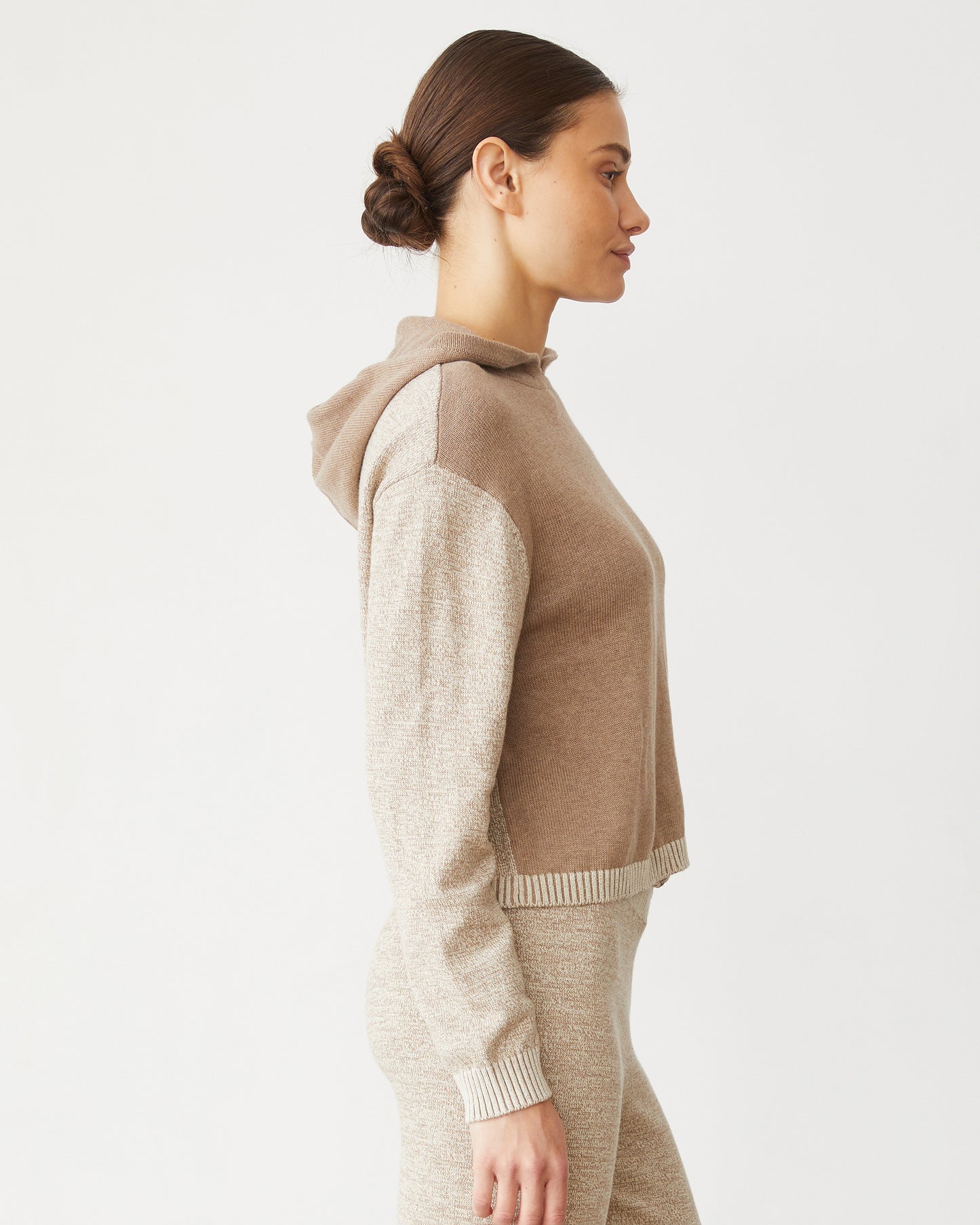 Organic Cotton Cashmere Hooded Sweater