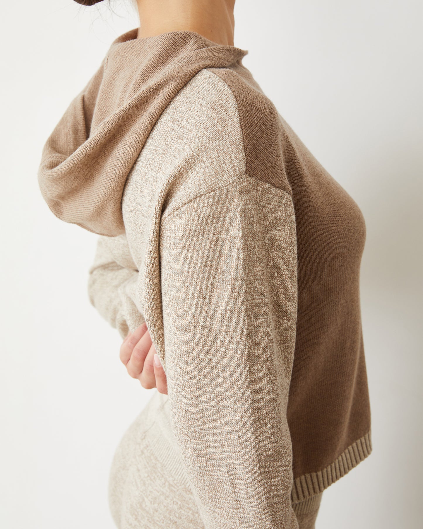 Organic Cotton Cashmere Hooded Sweater