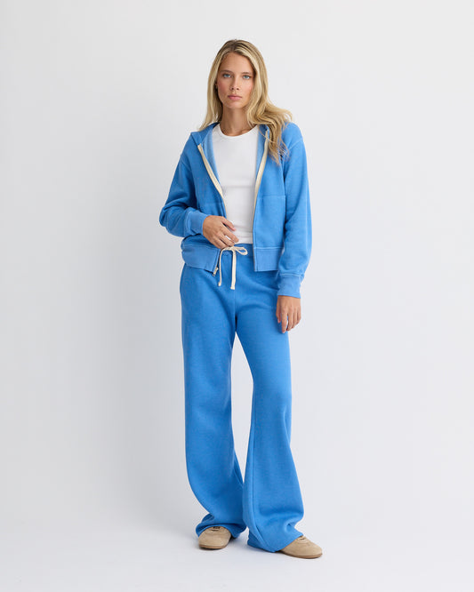 Teddy Fleece Straight Leg Sweatpant