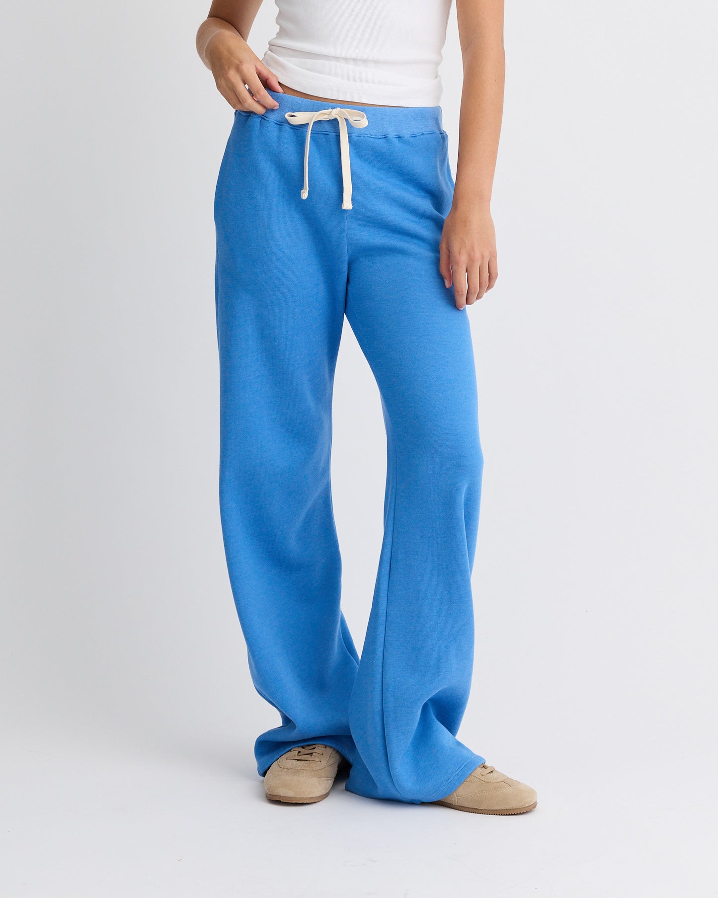 Teddy Fleece Straight Leg Sweatpant