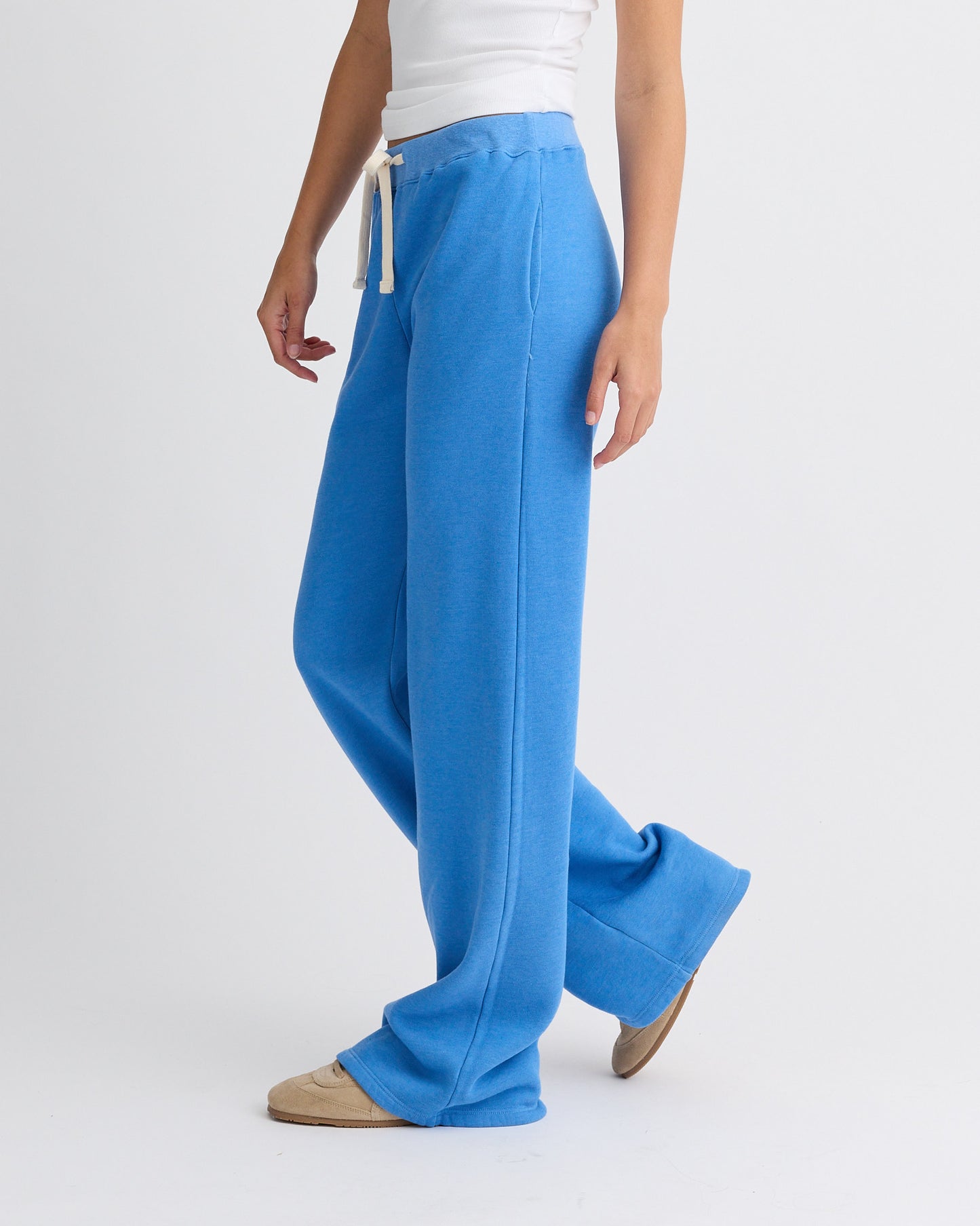 Teddy Fleece Straight Leg Sweatpant