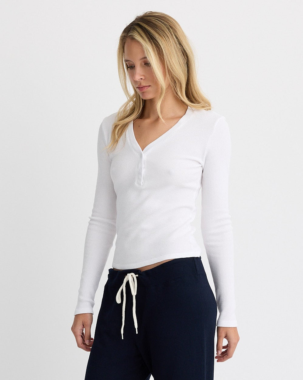 Baby Thermal V Neck Henley