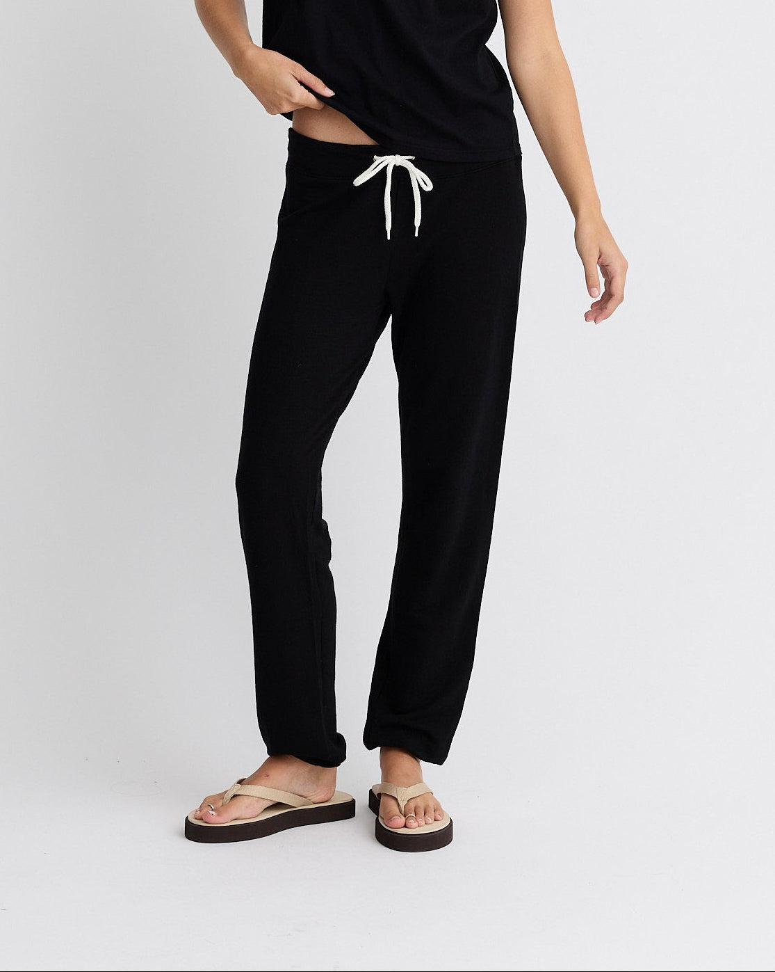 takauralee super soft sweat Supersoft Vintage Black Sweats – MONROW