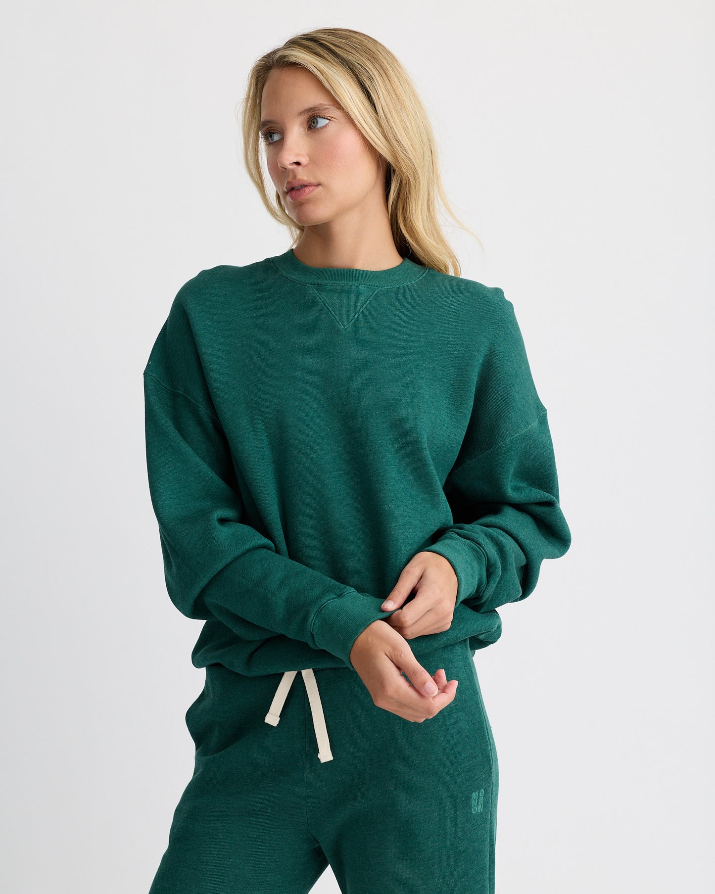 Teddy Fleece Crew Neck Sweatshirt