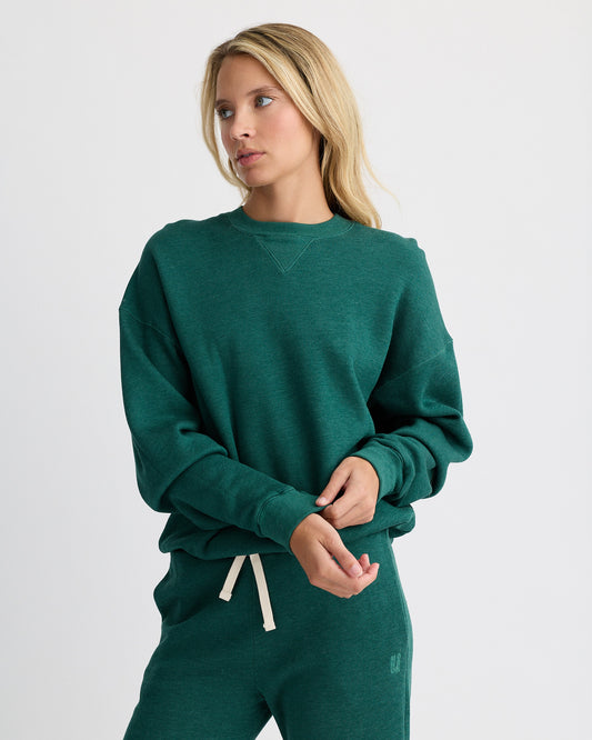 Teddy Fleece Crew Neck Sweatshirt