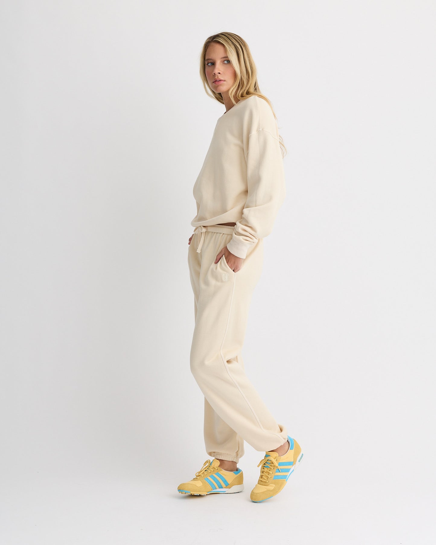 Teddy Fleece Crew Neck Sweatshirt