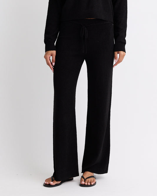 Boucle Knit Relaxed Pant
