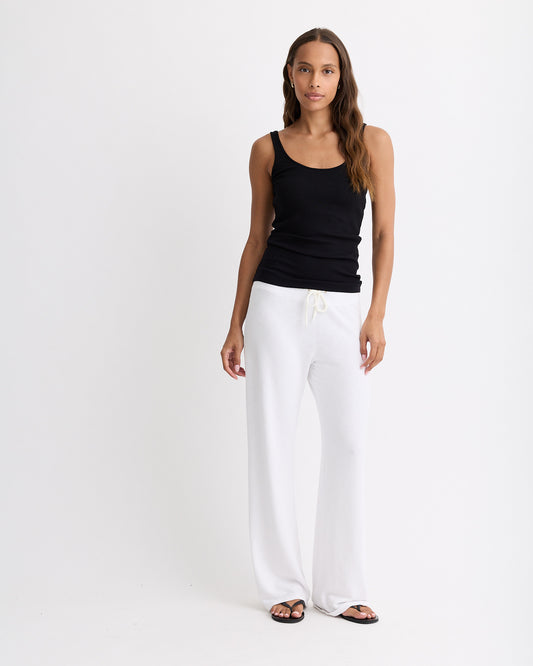 Supimafine Rib Scoop Neck Tank
