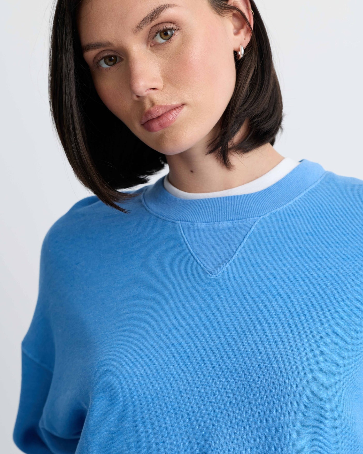 Teddy Fleece Crew Neck Sweatshirt