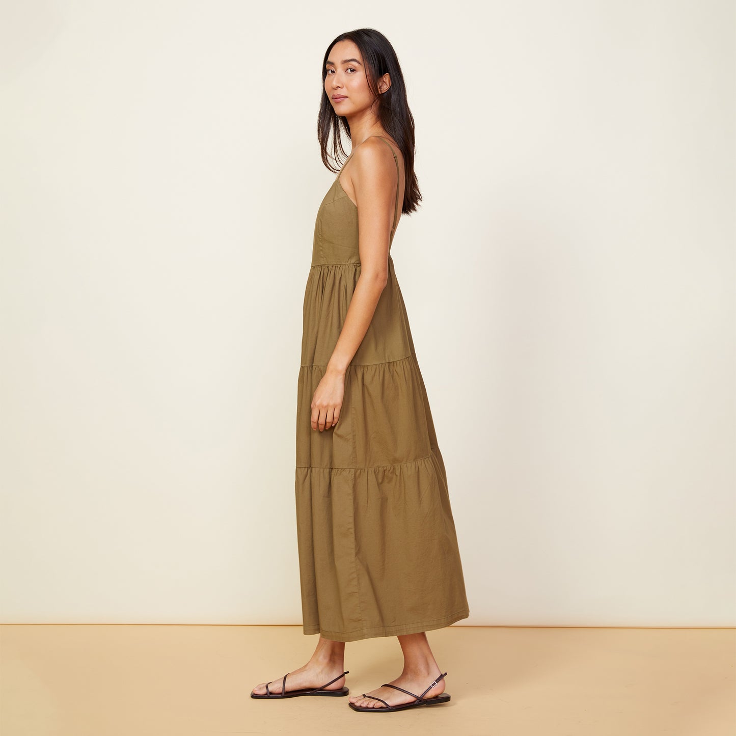 Poplin Maxi Dress