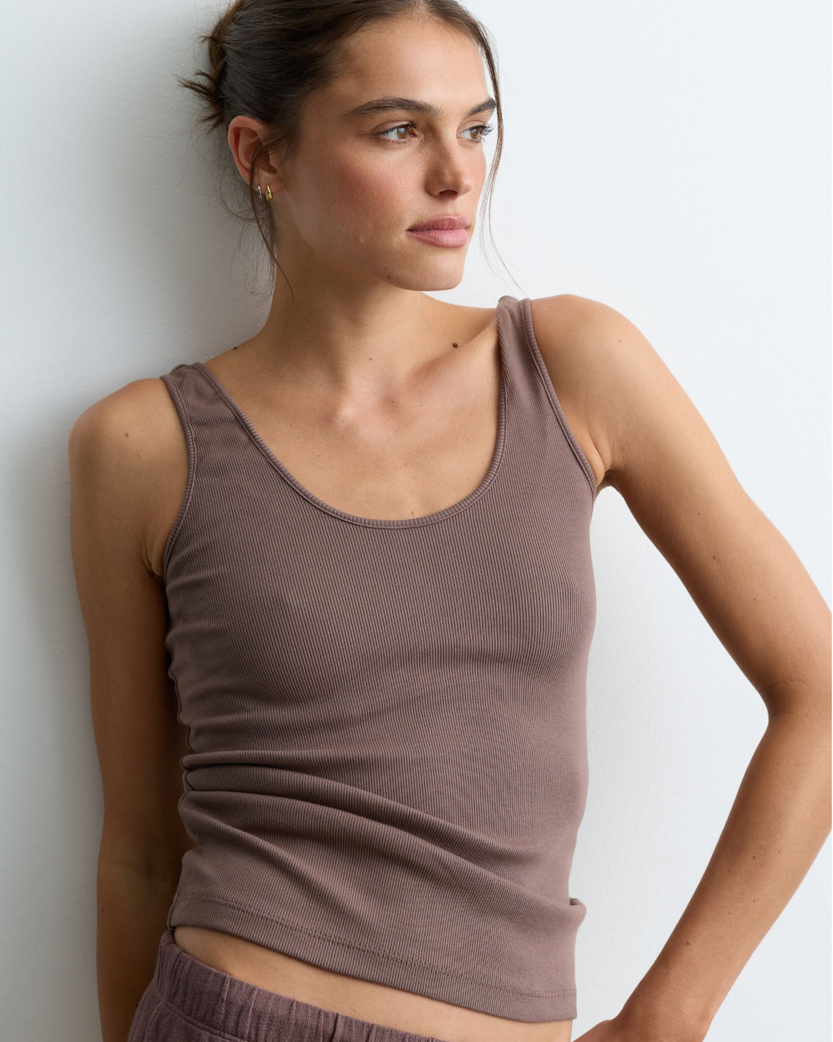Supimaluxe Rib Scoop Neck Tank