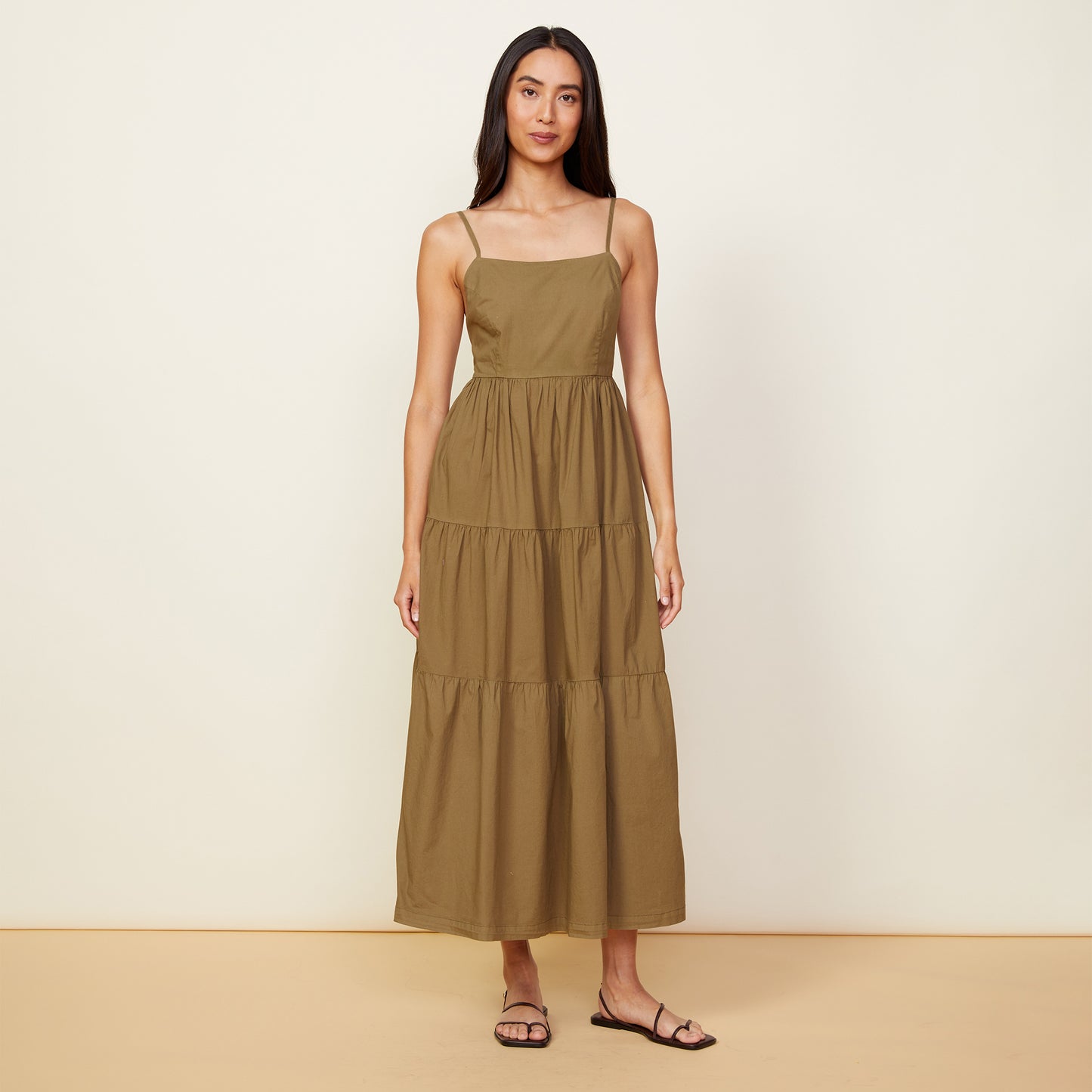 Poplin Maxi Dress