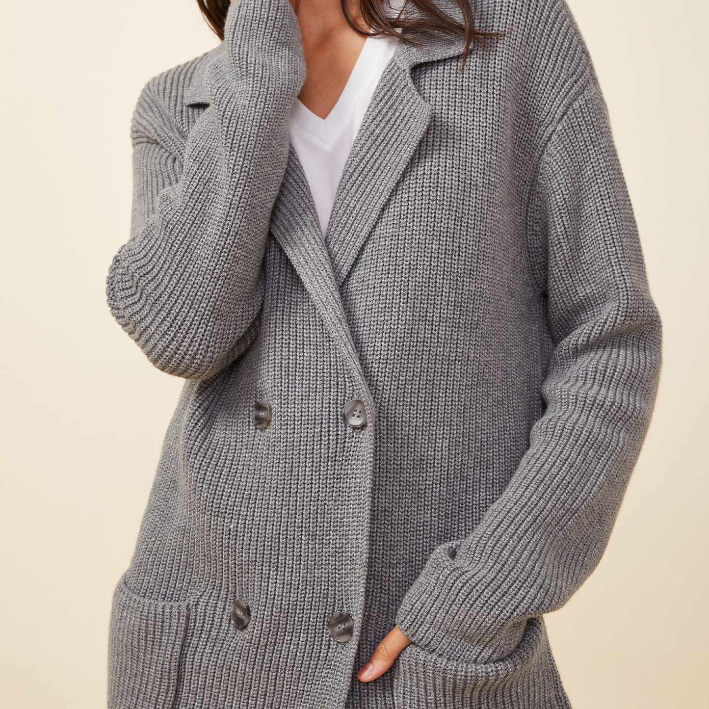 Merino Wool Sweater Cardigan