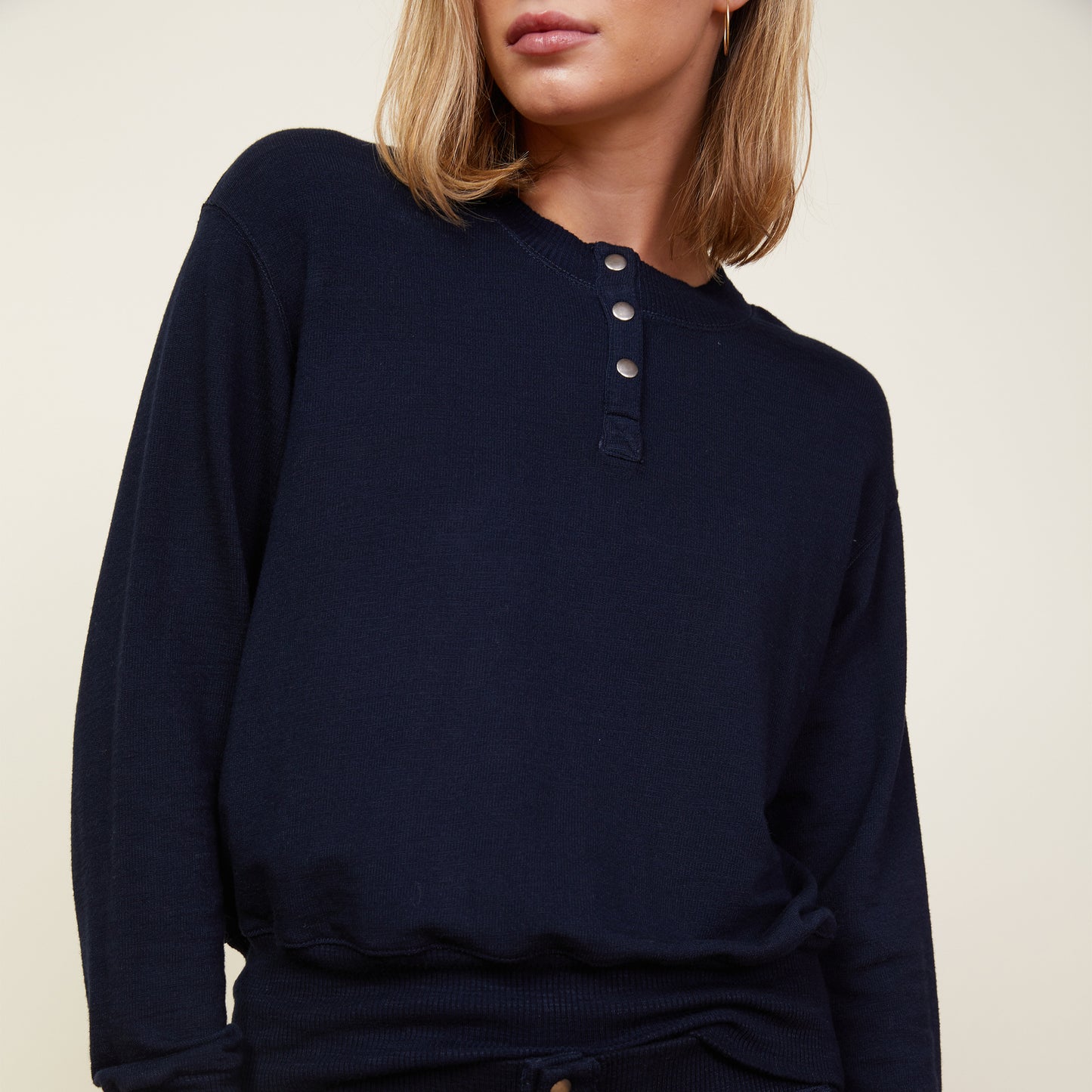 Supersoft Henley Sweatshirt
